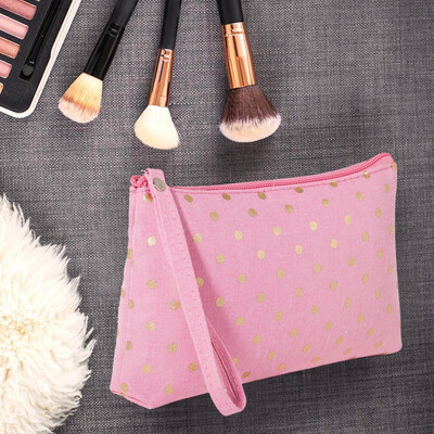 

Gobestart Cotton And Linen Large-Capacity Cosmetic Bag Multi-function Travel Cosmetic Bag