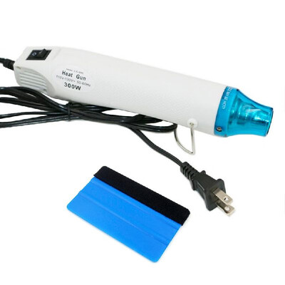 

2PcsSet 220V 300W Electric Hot Air Heat Gun EU Plug Car Vinyl Film Wrapping Tool