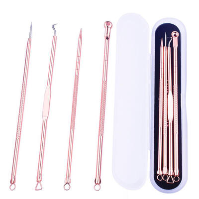 

4pcsset Pimple Blemish Comedone Acne Extractor Remover Needles Beauty Tool