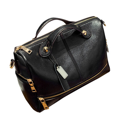 

Luxury Handbags Women Bags Designer Zipper Leather Bags Women Handbag Brand Top-handle Bags Female Shoulder Bags T30