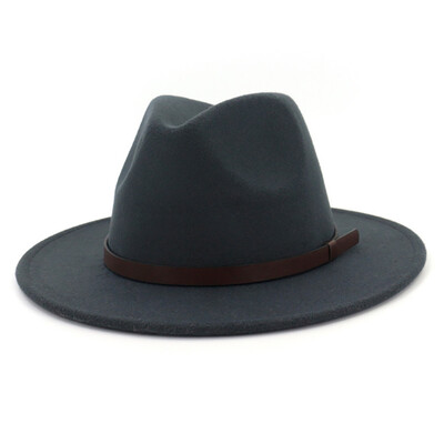 

Tailored Hat with Belt Men Women Unisex Festival Spring Winter Wedding Prom Hat