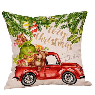 

Tailored Christmas Throw Pillow Cover Pillowcases Decorative Sofa Cushion Cover