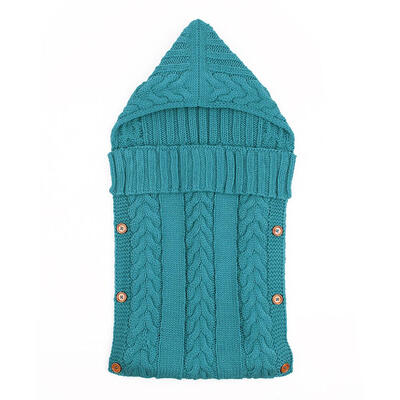

Baby Swaddle Wrap Warm Knitted Envelope Sleepsack Stroller Bed Blanket