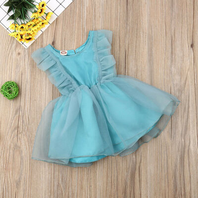 

Infant Girls Princess Dress Kids Baby Party Pageant Lace Tulle Tutu Dresses