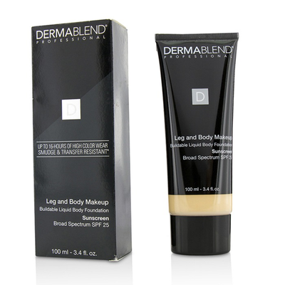 

DERMABLEND - Leg&Body Make Up Buildable Liquid Body Foundation Sunscreen Broad Spectrum SPF 25 - Fair Nude 0N 100ml34oz