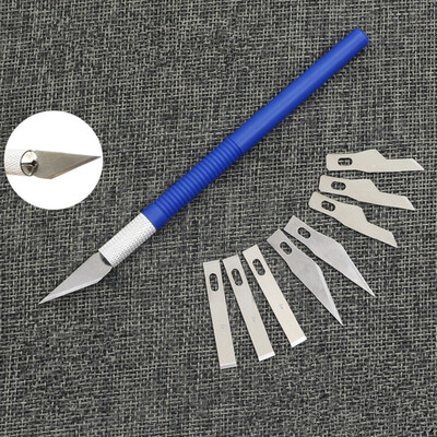 

Knife Z Series with Safety Cap with 9 Pieces Z Series Light-Weight Replacement Stainless Steel Blade
