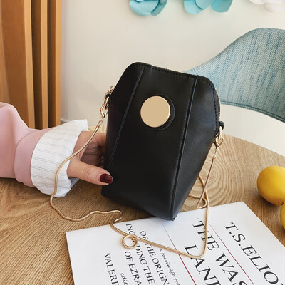 

Tailored Womens Fashion Shell Pure-Colour Cover Retro Shoulder Bag Coin Purse Bag
