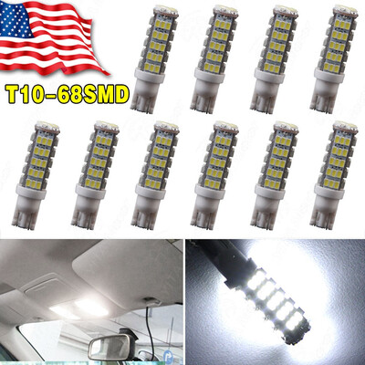 

10X Bright White T10921194 RV Trailer 68-SMD 12V Backup Reverse LED Light Bulb