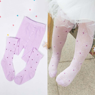 

Cotton Child Stockings Girls Tights Summer Mesh Pantyhose Anti-mosquito Socks