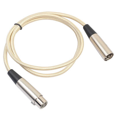 

Microphone Audio Cable 3Pin XLR Male to Female Extension Aux Cable Gold