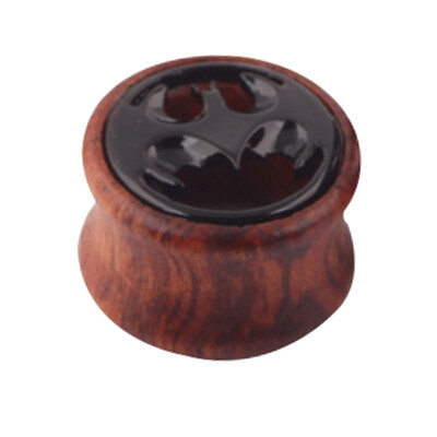 

Fashion Style 1 Pc Black Bat Plugs And Tunnels Stainless Steel Ear Expansion O-Ring Ear Stretching Piercing Body Jewelry