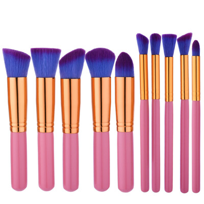 

Toponeto 10PCS Make Up Foundation Eyebrow Eyeliner Blush Cosmetic Concealer Brushes