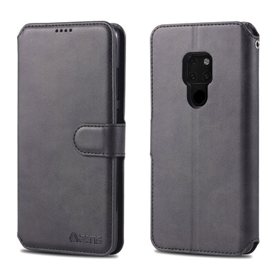 

MOONCASE Huawei Mate 20 calf series leather case - black