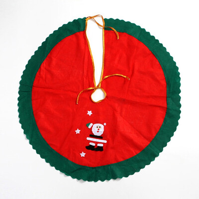 

Christmas Tree Skirt Ornaments Santa Claus Snowman Reindeer Home Decorations