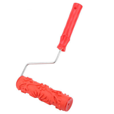 

Greensen Rubber Embossing Roller Paint Brush Household Room Wall Painting Tool