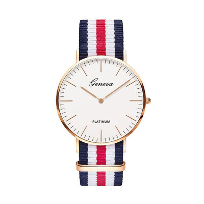 

Geneva Canvas Band Watch Men Women Fashion Sport Casual Wrist Watch Unique Business Quartz Watches