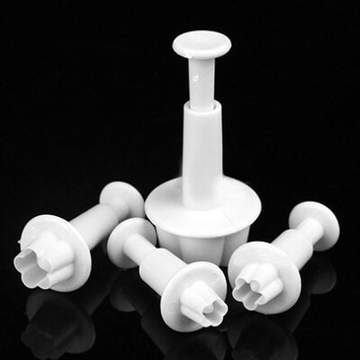 

White Plum Blossom Plunger Cake Decoration Mould
