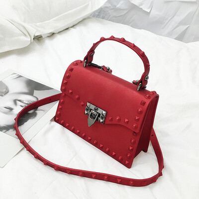 

Fashion Chains Shoulder Crossbody Bags Women Messenger Bags High Quality PVC Transparent Jelly Bag Summer Girl Beach Bag