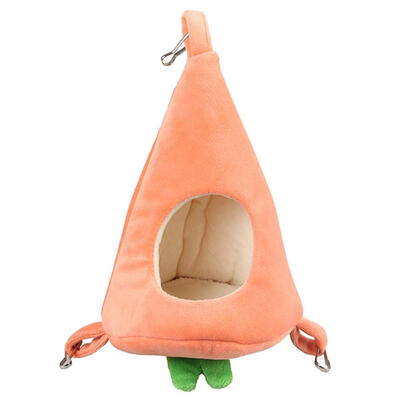 

Hamsters Sleeping Bag Bedroom Golden Hamster Winter Warm Plush Carrot Bed