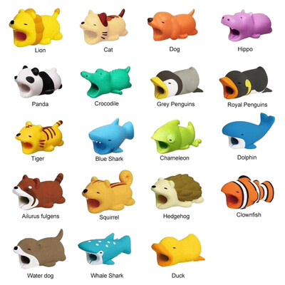 

1 Pc Cute Cable Protector USB Data Line Protection Case Doll Animal Bite Accessory Wire Organizer Cord Winder for iPhone iPad Andr
