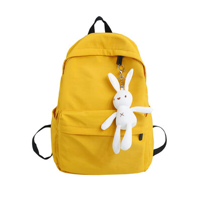 

Japanese ancient schoolbag female simple 100 tide college students waterproof&portable travel backpack ins shoulder bag