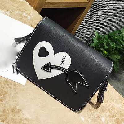 

Tailored Women Messenger Bags Heart-Shaped Simple Wear Shoulder Bag Crossbody Handbag BK