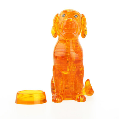 

〖Follure〗3D Crystal Puzzle Cute Dog Model DIY Gadget Blocks Building Toy Gift