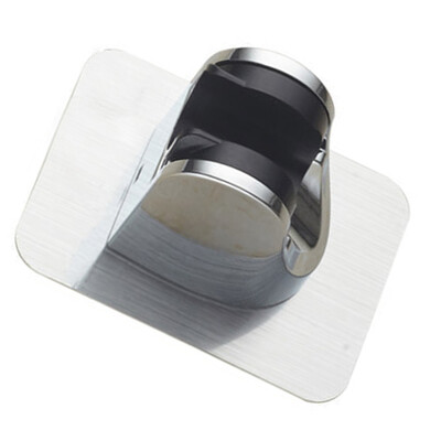 

7 Gear Adjustable Stainless Steel Holder No Drilling Pressure Shower Head Nozzle Traceless Bracket Stands