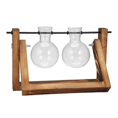 

Creative Hydroponics Plant Terrarium Wooden Stand