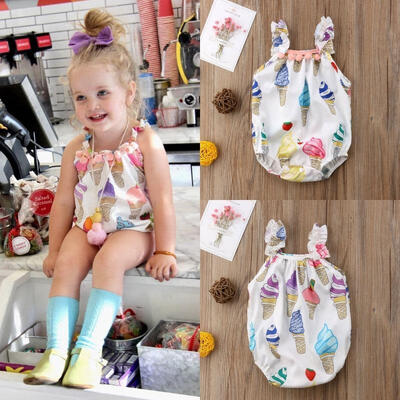 

Newborn Infant Baby Girl Cartoon Romper Bodysuit Jumpsuit Outfit Sunsuit Clothes