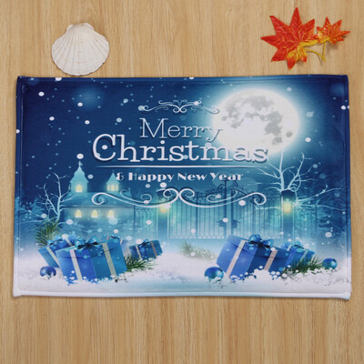 

Tailored Merry Christmas Welcome Doormats Indoor Home Carpets Decor 40x60CM