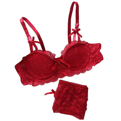 

New Lace Lingerie Bra Set Women Sexy Bra Set Push Up Bras Underwear Sets Plus size Adjustable Bras&Panties Set