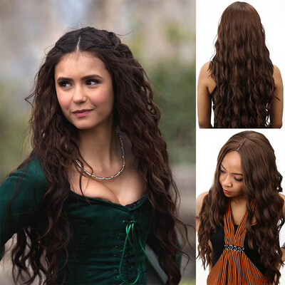 

〖Follure〗Women Black Brazilian Short Wavy Curly Parting High Temperature Fiber Wig Hair