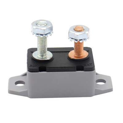 

30A Plastic Case Auto Reset Dual Socket Bolt 6-28V Circuit Breaker Car Boat Bus Rv General Accessories