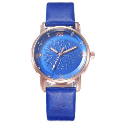 

Student Simple Sun Flower Fashion Watch Womens Quartz Watch