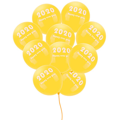 

Tailored Christmas New Year Holiday Decoration Balloons 2020 Happy New Year Balloons 10pc