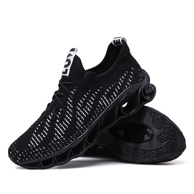 

Mens flying woven breathable mesh casual sports shoes Fashion trend running shoes