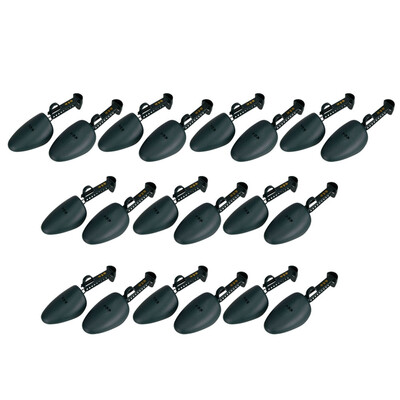 

10 pair of Men Practical Green Plastic Shoe Tree Adjustable Shoe Stretcher