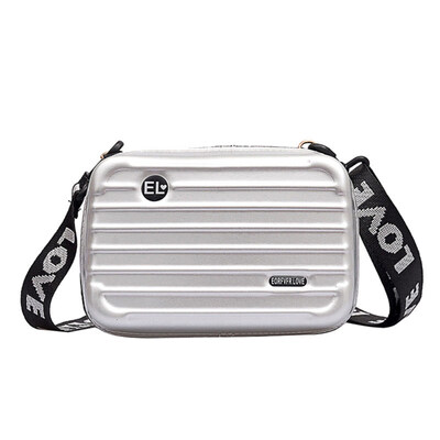 

Fashion Mini Travel Suitcase Letters Wide Strap Crossbody Shoulder Bag Pouch