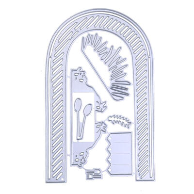 

Garden Gate Cutting Dies Stencils Scrapbook Embossing DIY Craft Album Card