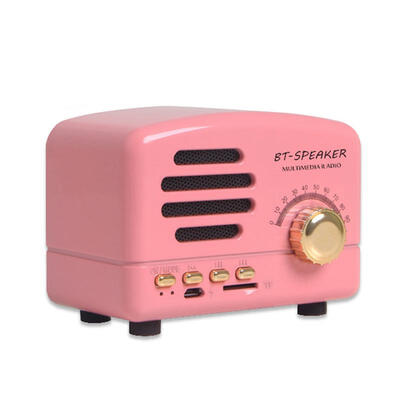 

Retro Wireless Bluetooth Speaker Vintage Style Portable Bluetooth Speaker For Indoor Outdoor Use