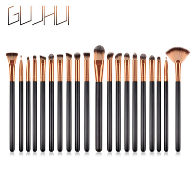 

〖Follure〗20PCS Wooden Cosmetic Makeup Brush Foundation Powder Eyeshadow Brush