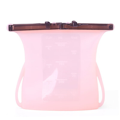 

Reusable silicone storage bag sealed bag leakproof food bag storage bag home storage bag