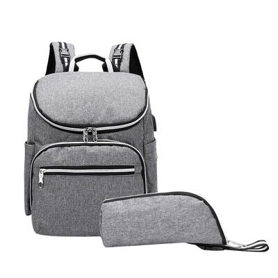 

Women Mummy Backpacks Zipper Large Capacity Travel Purse Shoulder Handbags