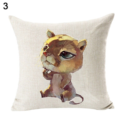 

Animal Bear Pig Pillow Case Cushion Cover Sofa Bed Car Cafe Office Decoration