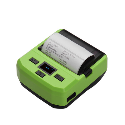 

Portable Wireless BT 80mm Thermal Barcode Printer Label Maker Machine Mini Receipt Bill Ticket Printer with Rechargeable Battery D