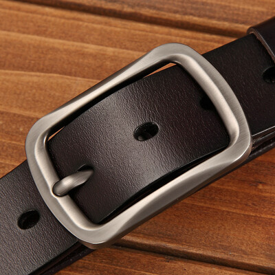 

New belt mens leather pin buckle belt mens leather casual retro belt cross-border generation