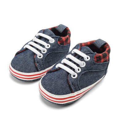 

Baby Shoes Canvas Plaid Casual Baby Girls Springborn Boy Shoes First walkers Cotton Soft Boy Shoes