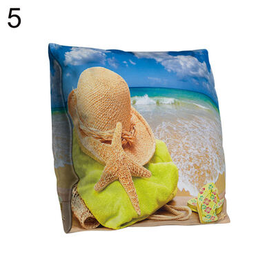 

Blue Sky Starfish Throw Pillow Protector Case Cushion Cover Bedding Articles