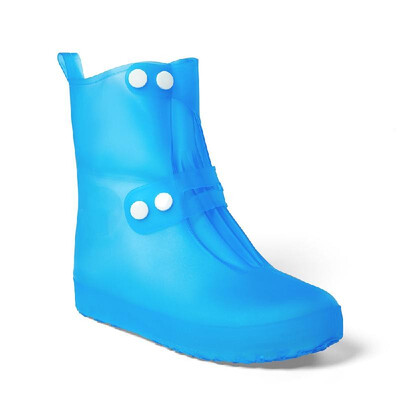 

Fashion Women Reusable Tube Boots Children Transparent Water-Resistant Rain Boots PVC Nonslip Rainshoes